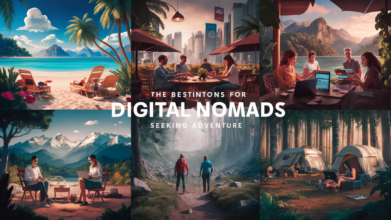 Les meilleures destinations pour les diginomades en quête d&rsquo;aventure